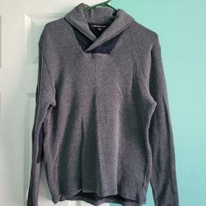 Michael Kors Blue Waffle Shirt